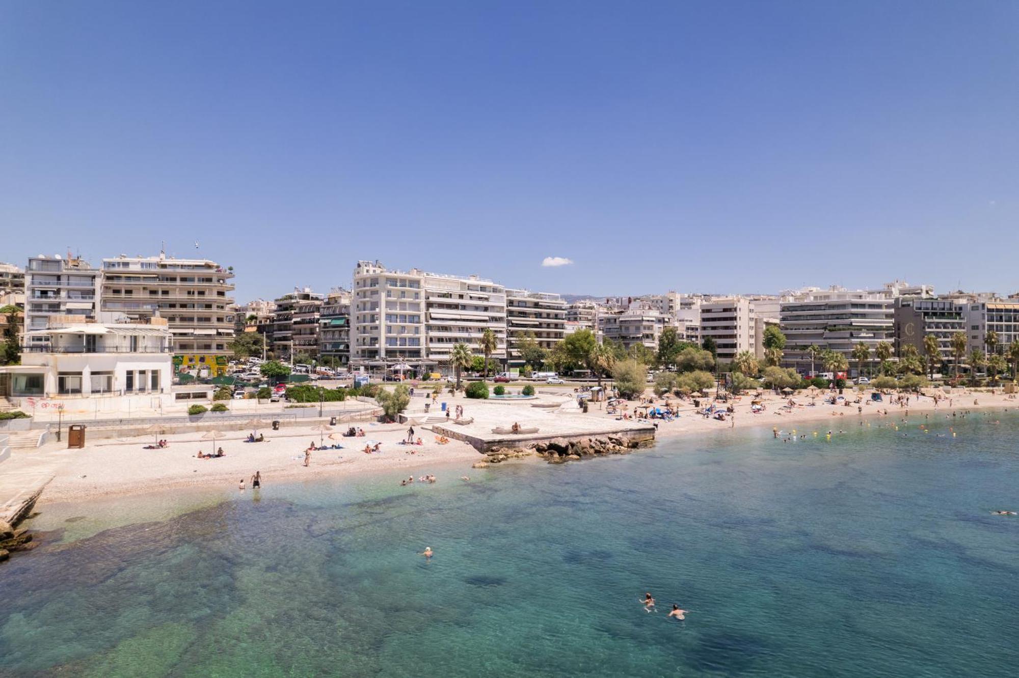 Athens Riviera, Seaview, Beachfront, Lux Apartment On Starbucks Building Exteriér fotografie